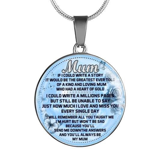 WRITE A STORY - MUM