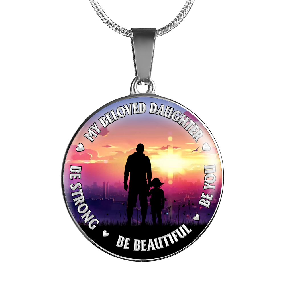 FATHER AND DAUGHTER - ROUND NECKLACE