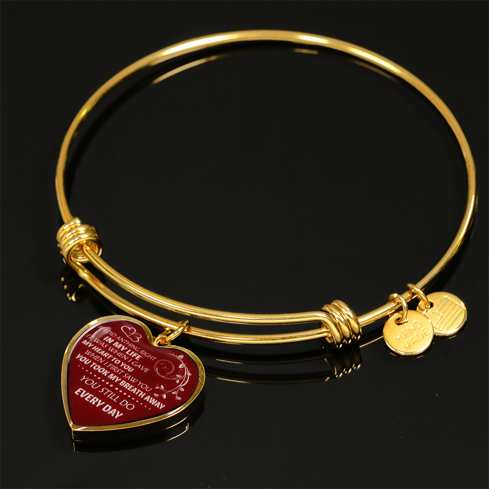 I DID GAVE MY HEART TO YOU - REAL 18K GOLD FINISH