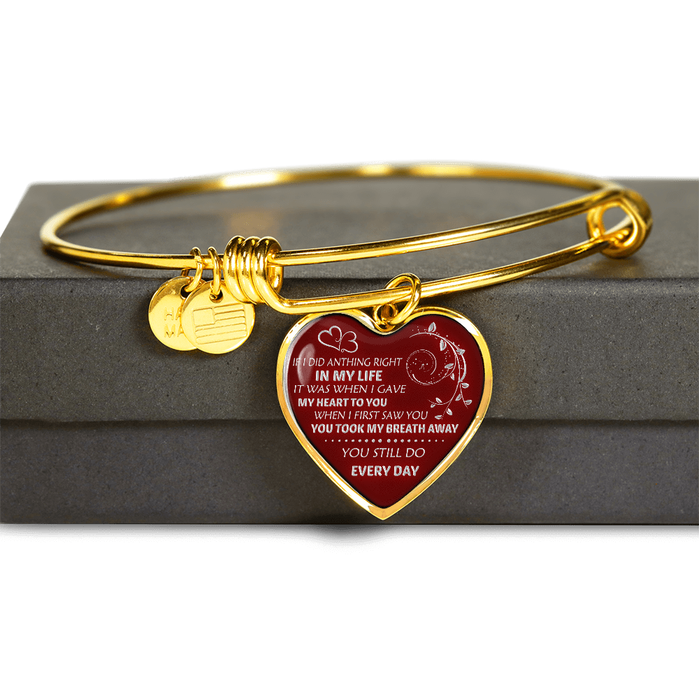 I DID GAVE MY HEART TO YOU - REAL 18K GOLD FINISH