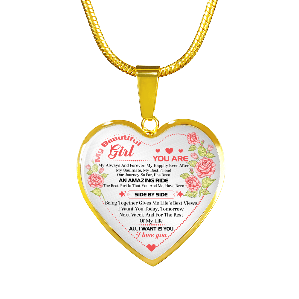 MY BEAUTIFUL GIRL - PERFECT GIFT FOR YOUR LOVED ONE - NECKLACE & BANGLE