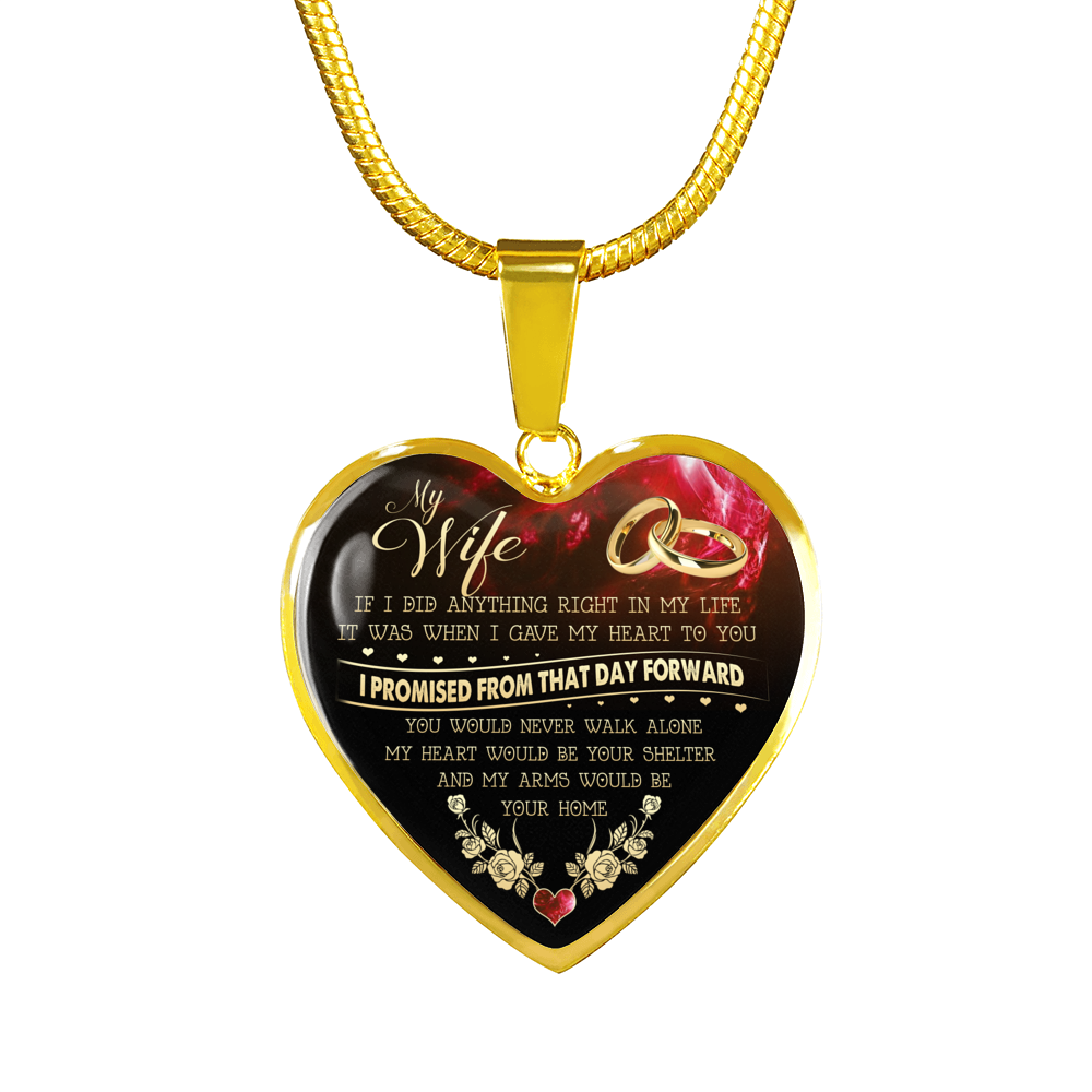 MY WIFE - REAL 18K GOLD FINISH