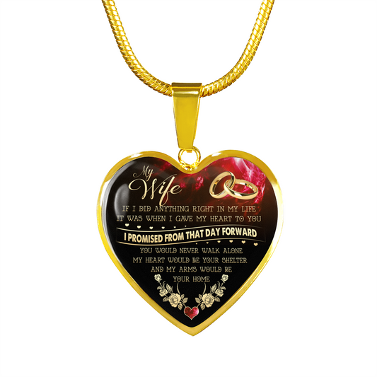 MY WIFE - REAL 18K GOLD FINISH