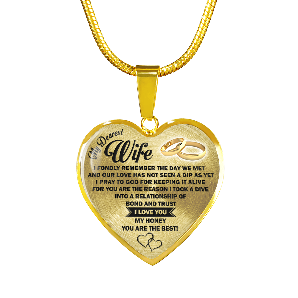 TO MY WIFE - BOND AND TRUST