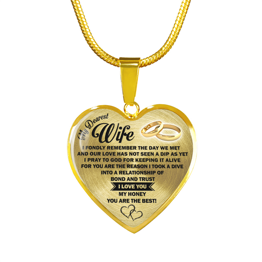 TO MY WIFE - BOND AND TRUST