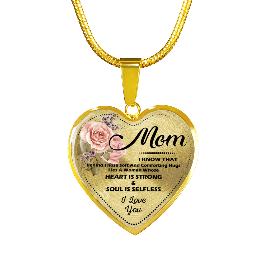 TO MY MOM - PRECIOUS PRESENT FOR YOUR MOTHER - REAL 18K GOLD FINISH VERSION & SILVER VERSION