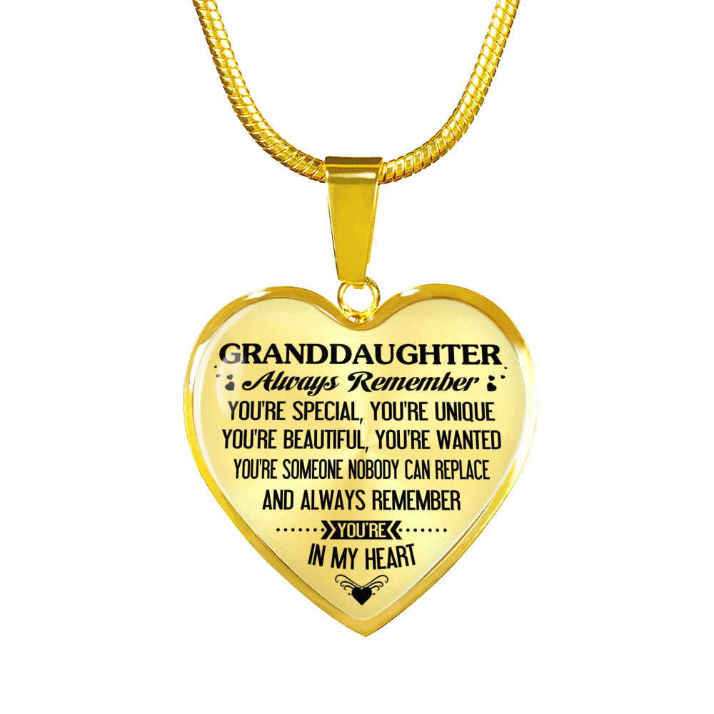 GRANDDAUGHTER - HIGH QUALITY NECKLACE - BEST GIFT FOR HER
