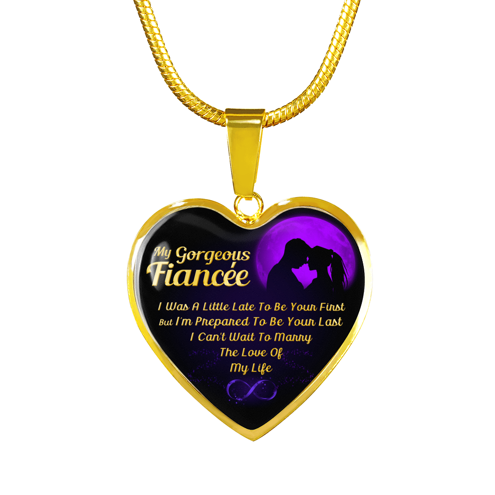 MY GORGEOUS FIANCÉE - REAL 18K GOLD FINISH - NECKLACE & BANGLE