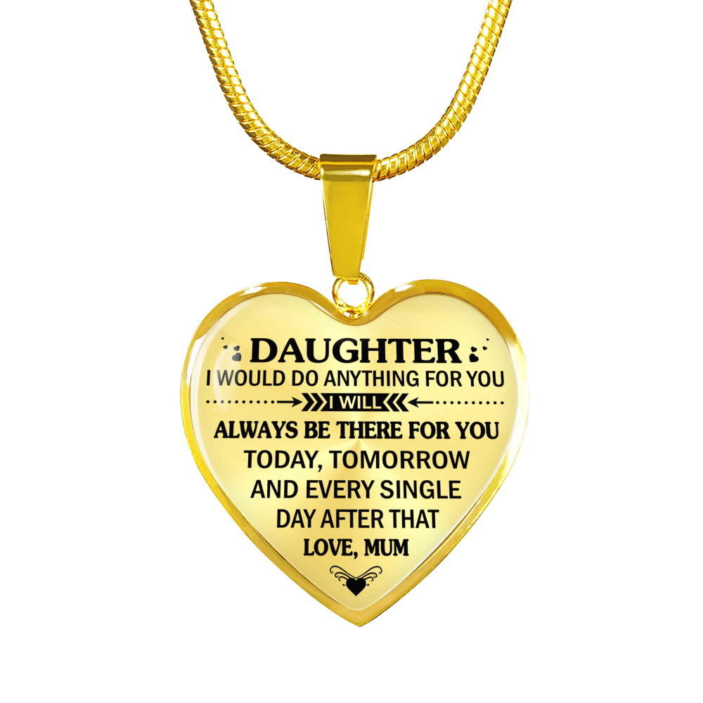 DAUGHTER MUM - HIGH QUALITY NECKLACE - BEST GIFT FOR YOUR DAUGHTER