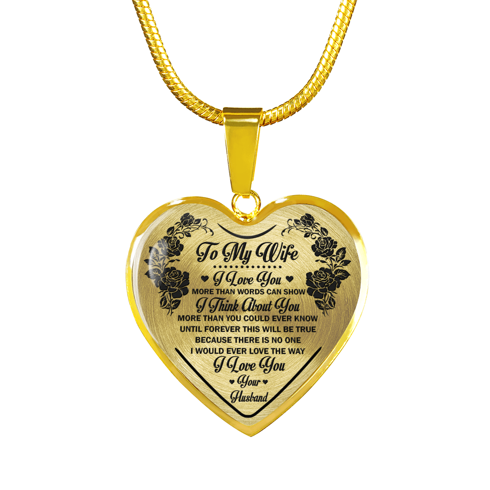 PERFECT GIFT FOR YOUR BEAUTIFUL WIFE - REAL 18K GOLD FNISH NECKLACE + SILVER NECKLACE