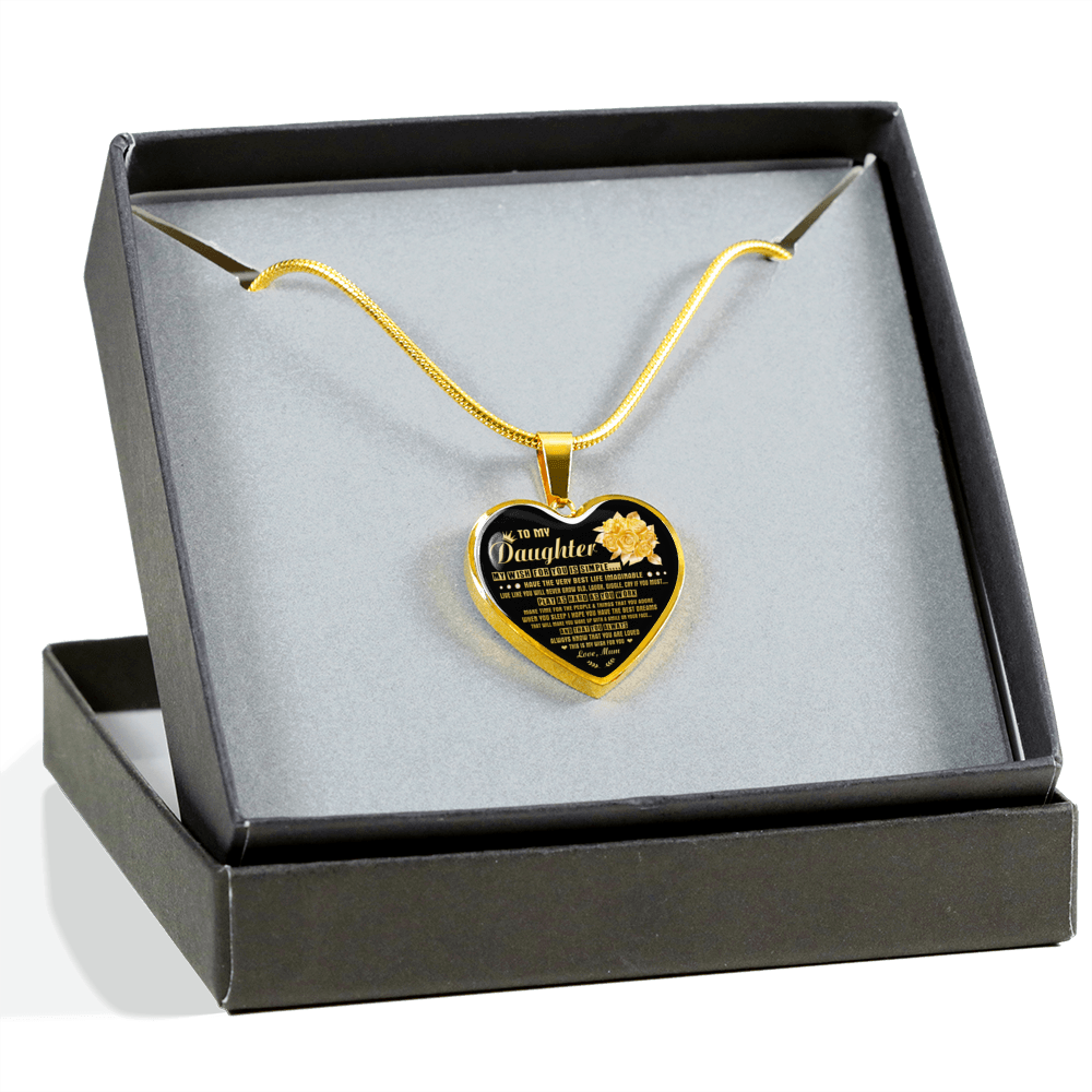 DAUGHTER MUM - MY WISH (GOLD)
