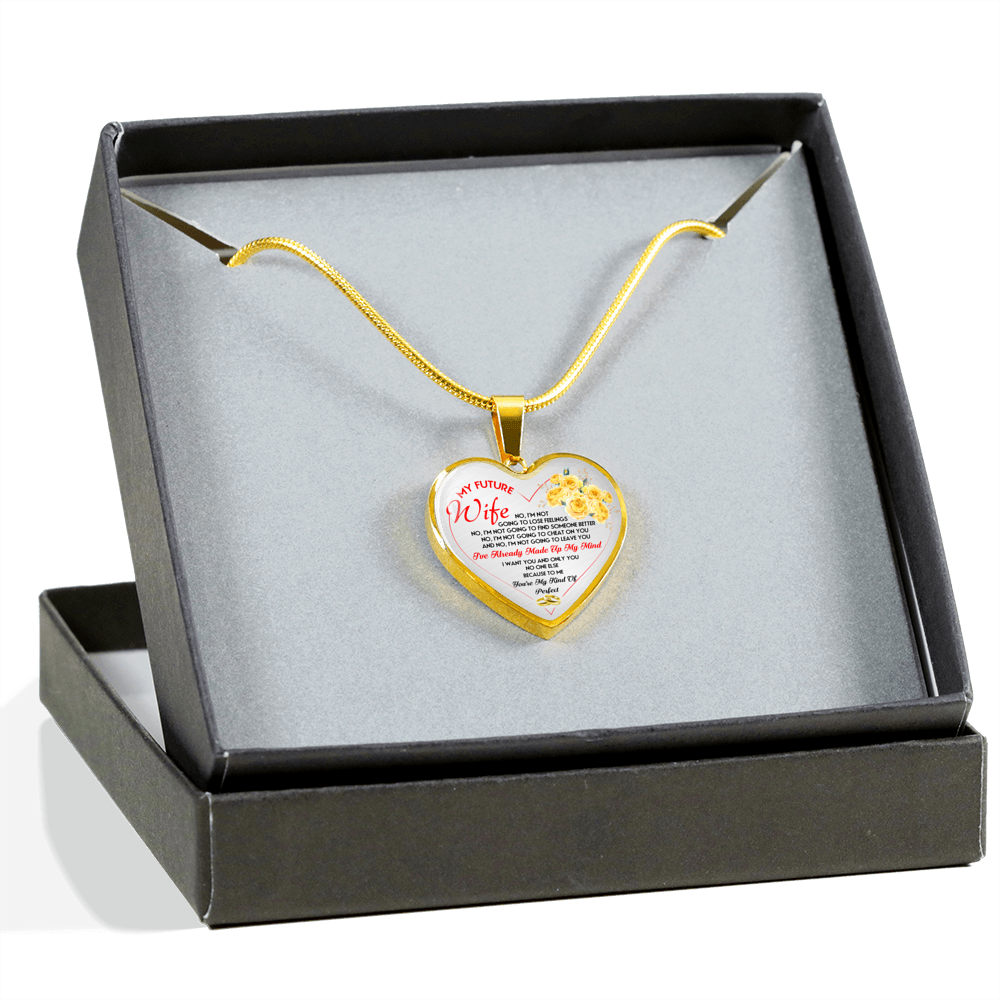 MY FUTURE WIFE - NECKLACE & BANGLE - REAL 18K GOLD FINISH