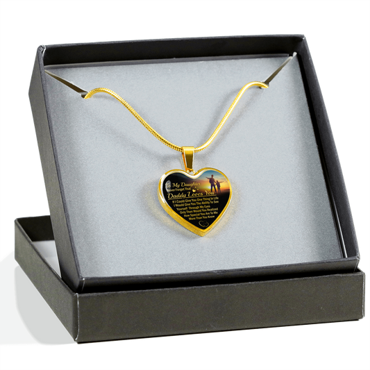 DAUGHTER DAD - NEVER FORGET (GOLD)