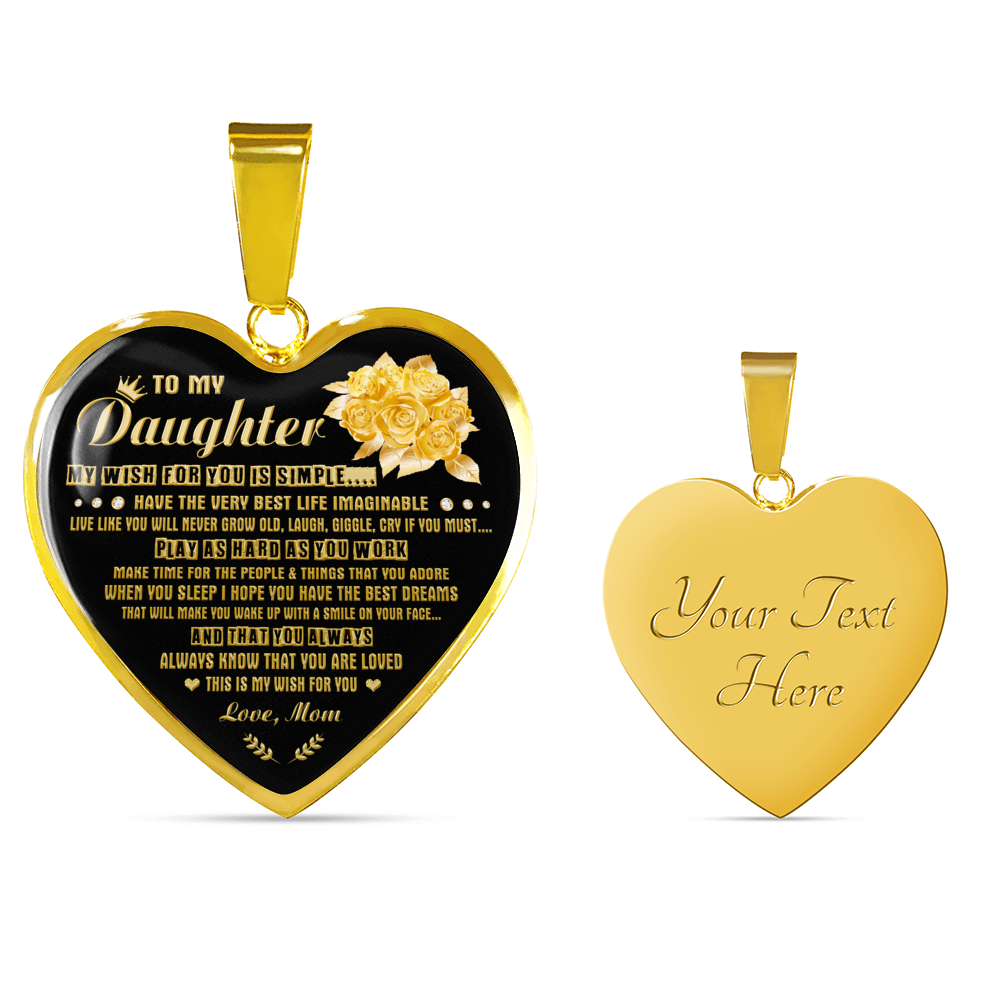 DAUGHTER MOM - MY WISH (GOLD)