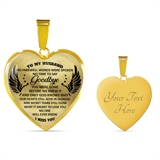 TO MY HUSBAND - GOODBYE