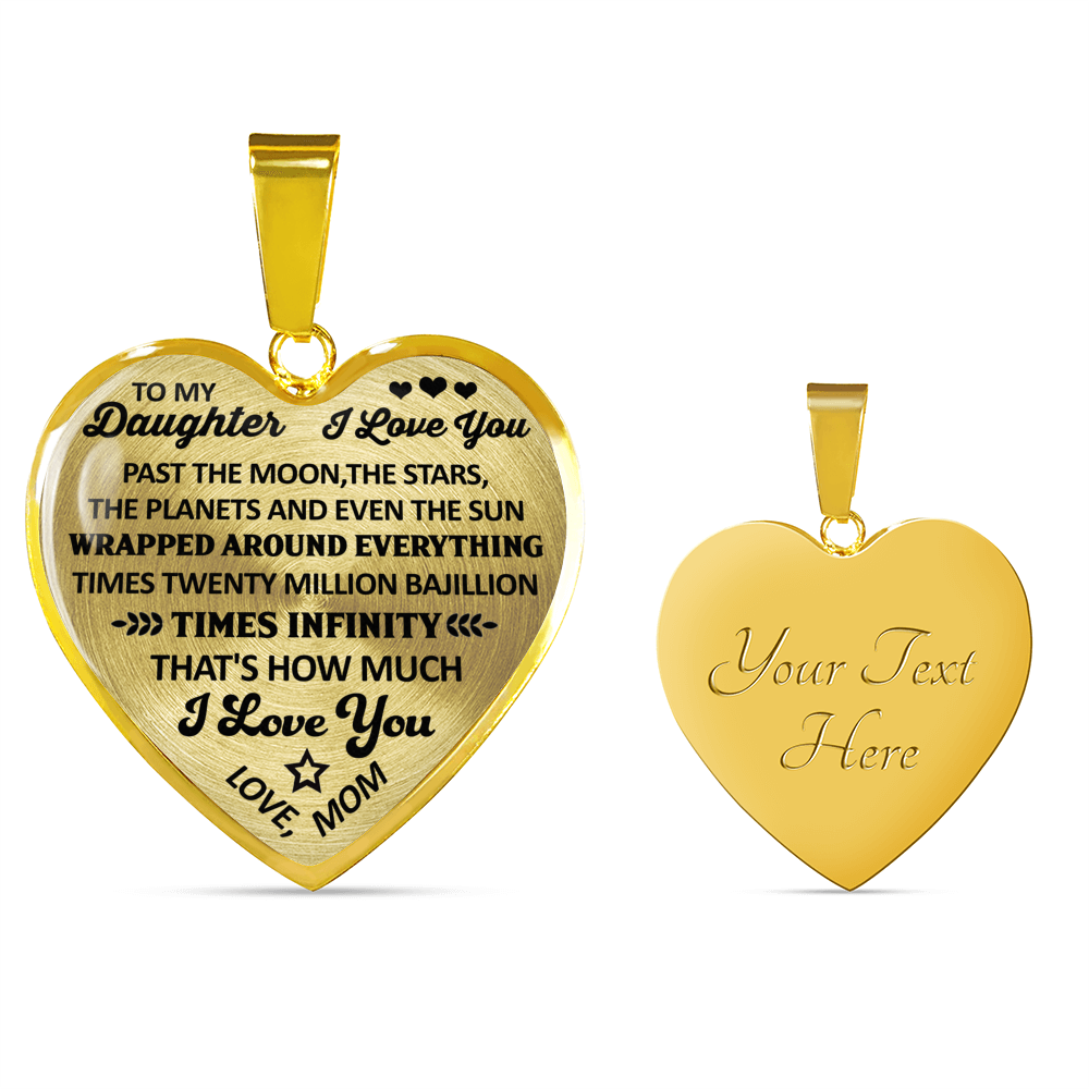 DAUGHTER MOM - I LOVE YOU