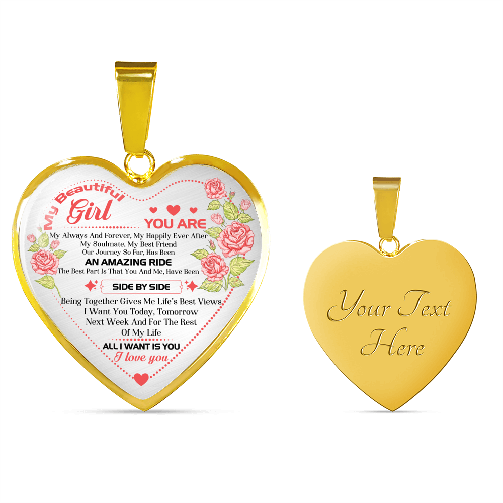 MY BEAUTIFUL GIRL - PERFECT GIFT FOR YOUR LOVED ONE - NECKLACE & BANGLE