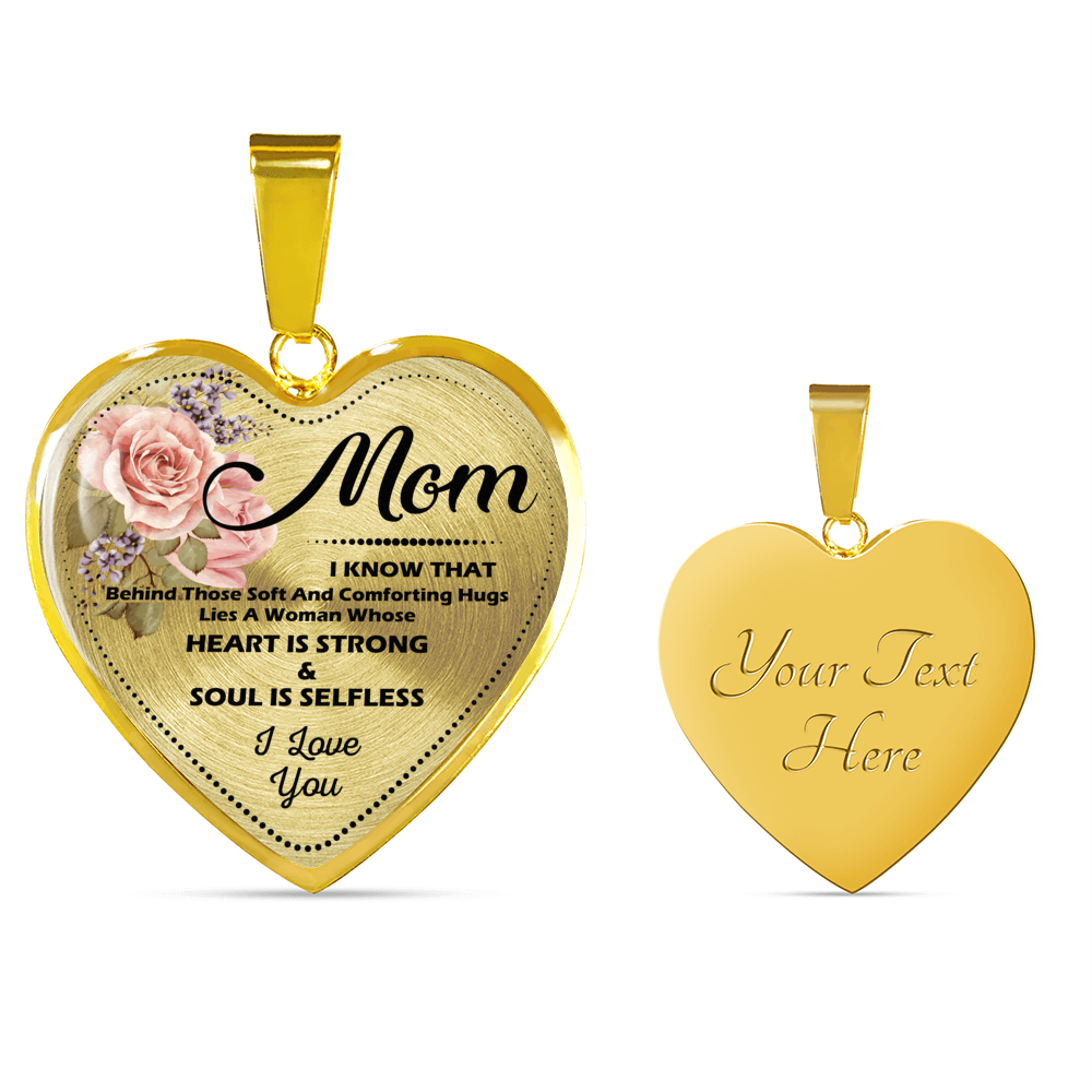 TO MY MOM - PRECIOUS PRESENT FOR YOUR MOTHER - REAL 18K GOLD FINISH VERSION & SILVER VERSION