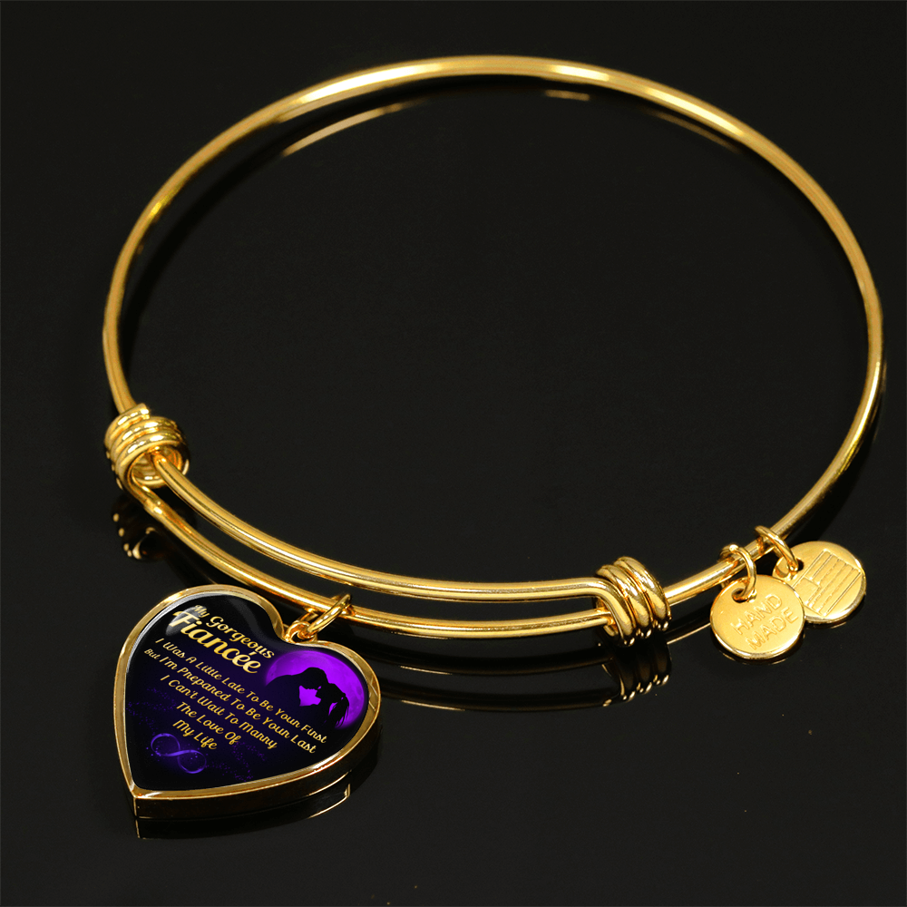 MY GORGEOUS FIANCÉE - REAL 18K GOLD FINISH - NECKLACE & BANGLE