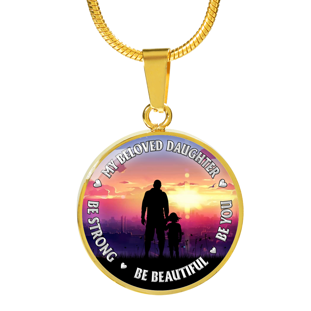 FATHER AND DAUGHTER - ROUND NECKLACE