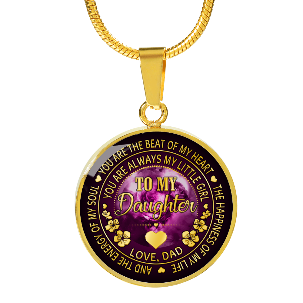 DAUGHTER DAD - LITTLE GIRL (GOLD)