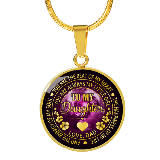 DAUGHTER DAD - LITTLE GIRL (GOLD)
