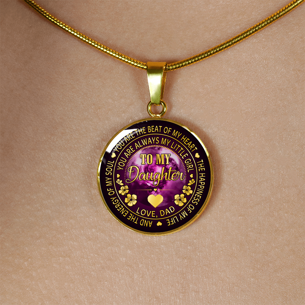 DAUGHTER DAD - LITTLE GIRL (GOLD)