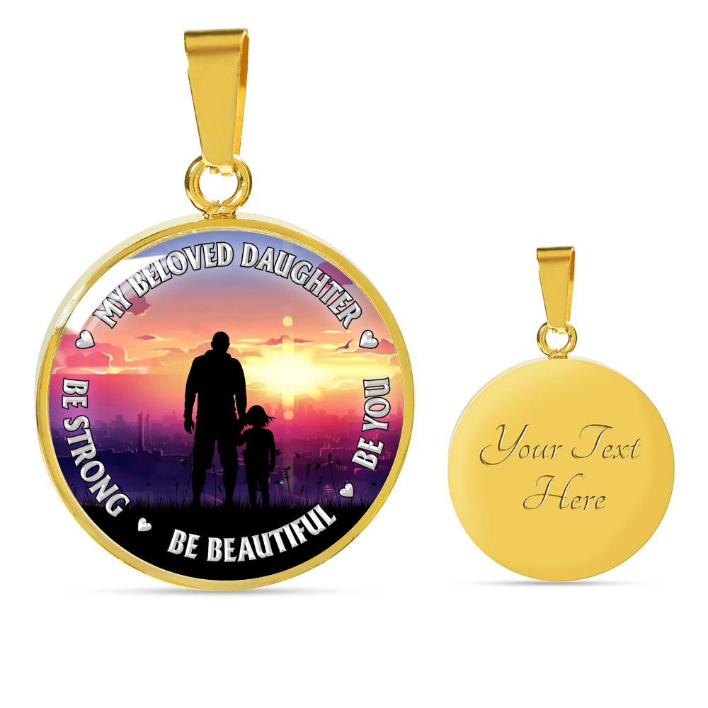 FATHER AND DAUGHTER - ROUND NECKLACE