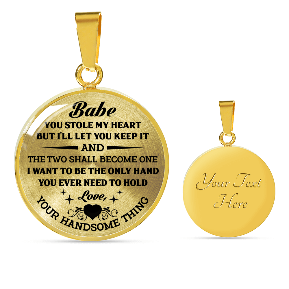 FOR YOUR LOVED ONE - REAL 18K GOLD FINISH & SILVER VERSION - LUXURY NECKLACE