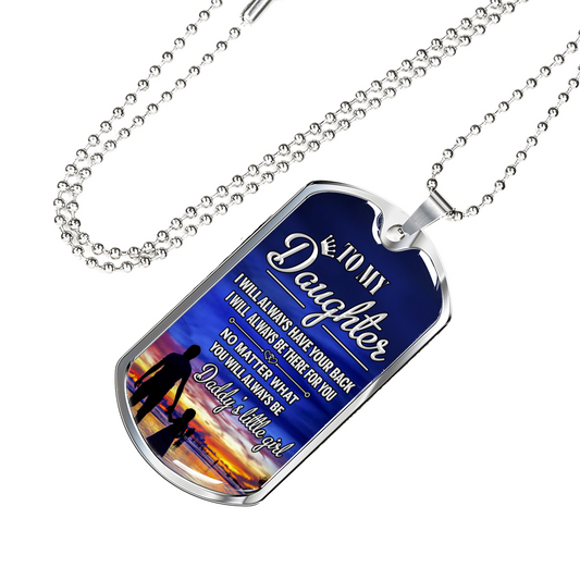 DADDY'S LITTLE GIRL - DOG TAG