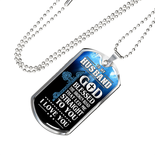 TO HUSBAND - STRAIGHT TO YOU (SILVER)