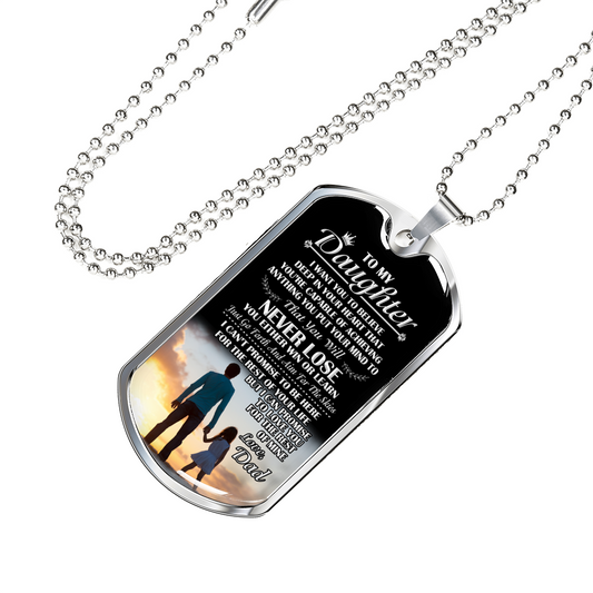 DAUGHTER DAD - NEVER LOSE (SILVER)