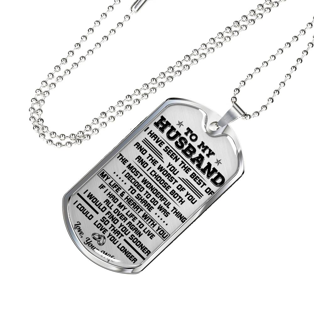 I CHOOSE BOTH  - PREMIUM DOG TAG