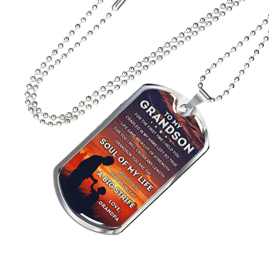 MY GRANDSON - SOUL OF MY LIFE (SILVER)