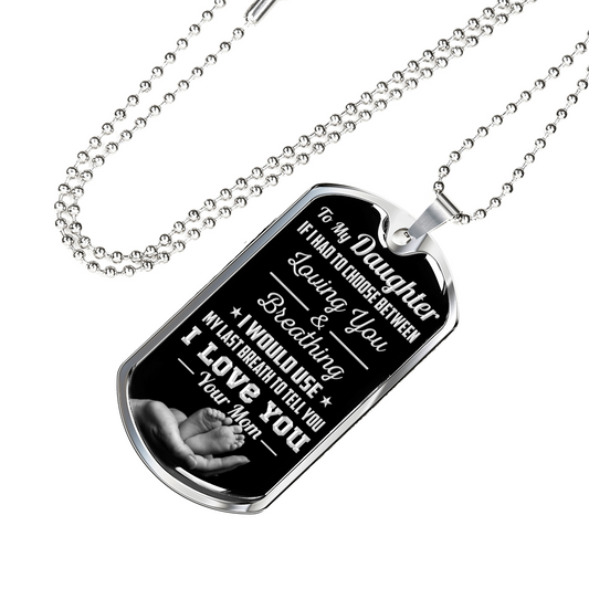 DAUGHTER MOM - LAST BREATH (SILVER)