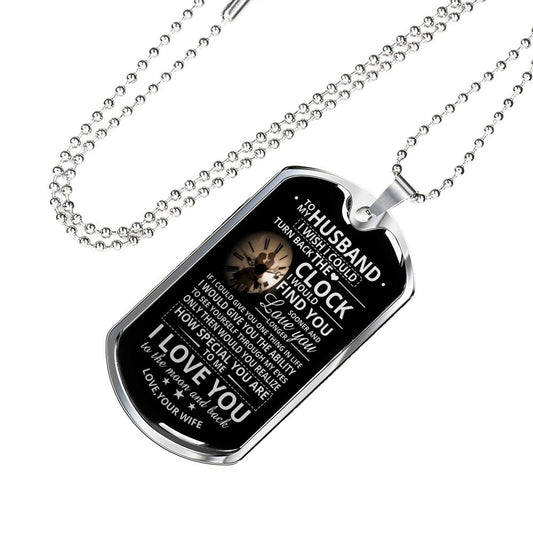 HUSBAND WIFE - I'D FIND YOU SOONER - PREMIUM DOG TAG