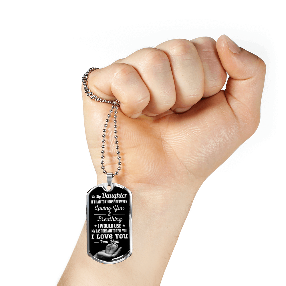 DAUGHTER MUM - LAST BREATH (SILVER)