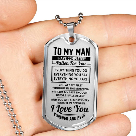 TO MY MAN - I LOVE YOU FOREVER AND EVER