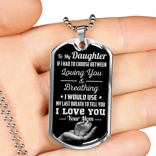 DAUGHTER MOM - LAST BREATH (SILVER)