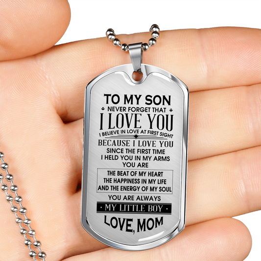 SON MOM - MY LITTLE BOY (SILVER)