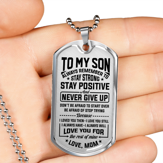 SON MOM - NEVER GIVE UP