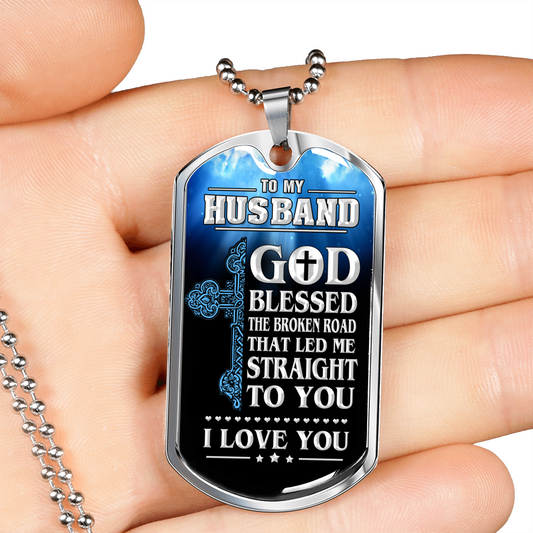 TO HUSBAND - STRAIGHT TO YOU (SILVER)