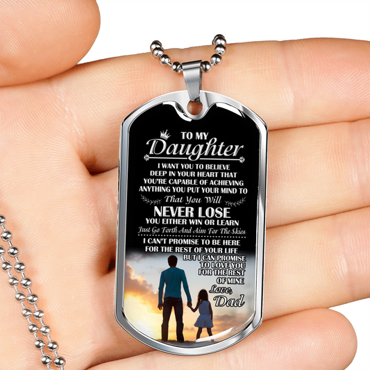 DAUGHTER DAD - NEVER LOSE (SILVER)