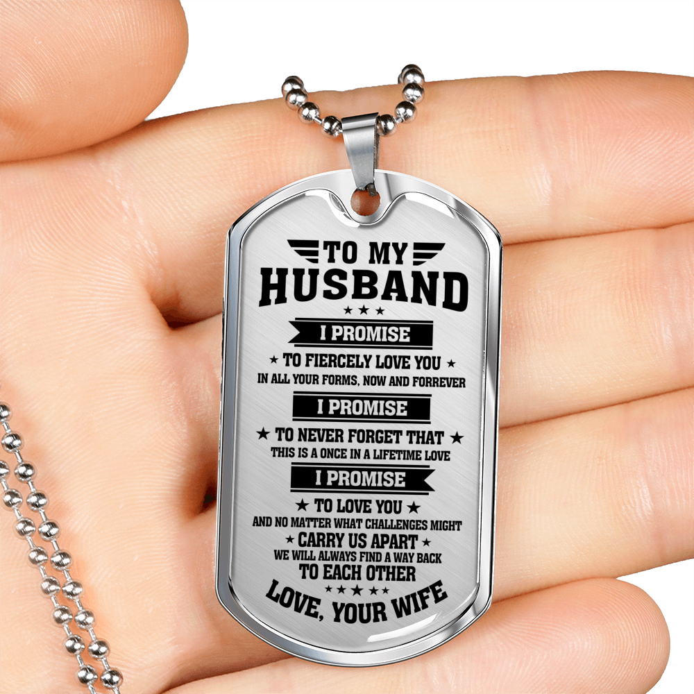 TO MY HUSBAND - I PROMISE