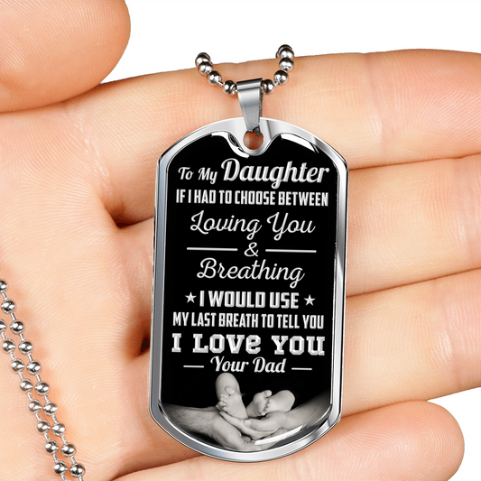 DAUGHTER DAD - LAST BREATH (SILVER)
