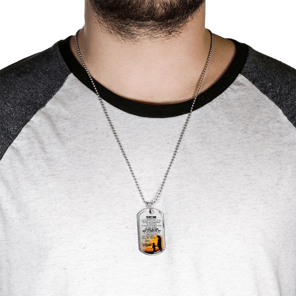 SON MOM - GIFT FROM HEAVEN (SILVER)