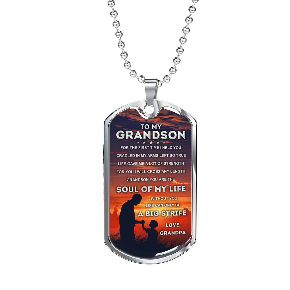 MY GRANDSON - SOUL OF MY LIFE (SILVER)