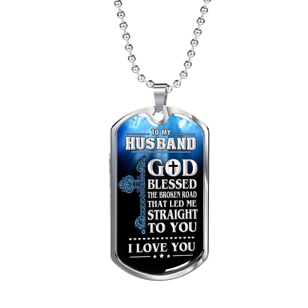 TO HUSBAND - STRAIGHT TO YOU (SILVER)