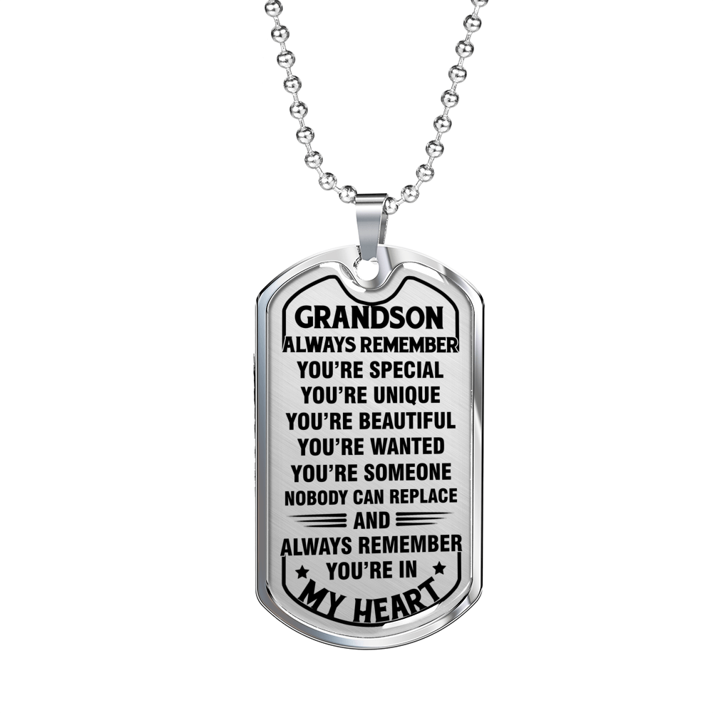 TO GRANDSON - IN MY HEART