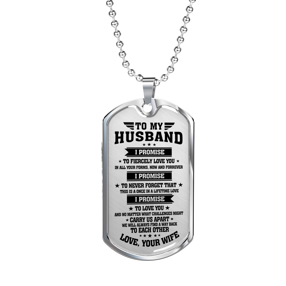 TO MY HUSBAND - I PROMISE